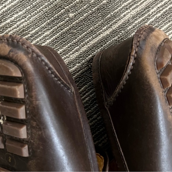 Gucci Men’s Leather and Monogram Canvas Driver - Picture 10 of 15